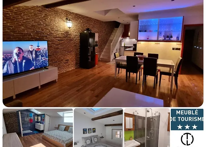 Loft 80m2 en plein cœur de la vieille ville 3 étoiles